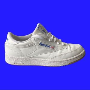 Reebok classics sneakers size 9.5 white blue red